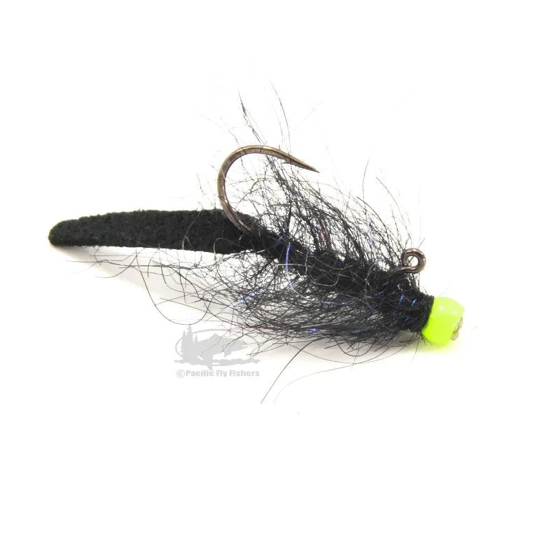 Balanced Leather Leech - Black & Chartreuse