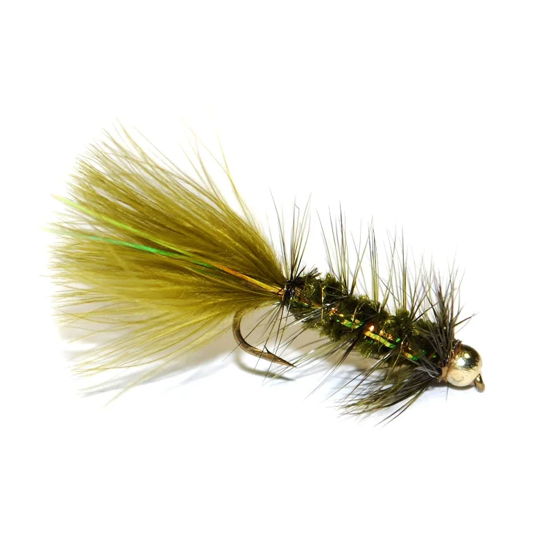 Bead Flashabou Bugger - Olive