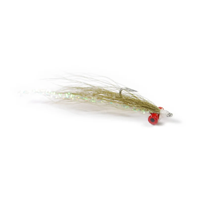 Clouser Minnow -  Olive / White