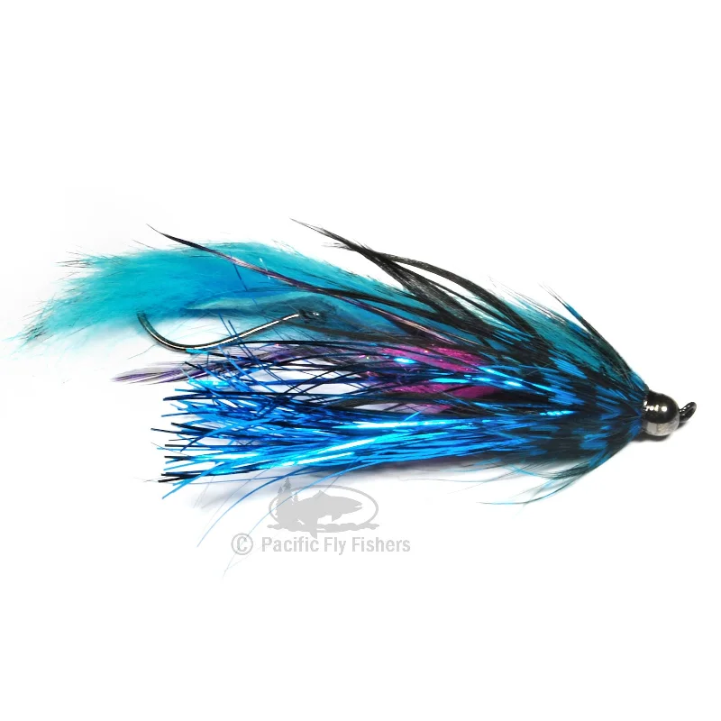 Hartwick's Tungsten Cyclops Leech - Blue