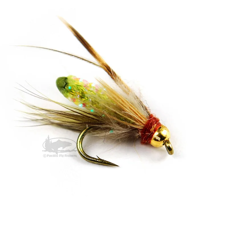 Silvey's Beadhead Pupa - Olive