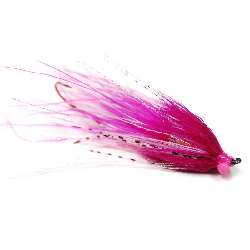 Stu's Ostrich Intruder - Fuchsia/White