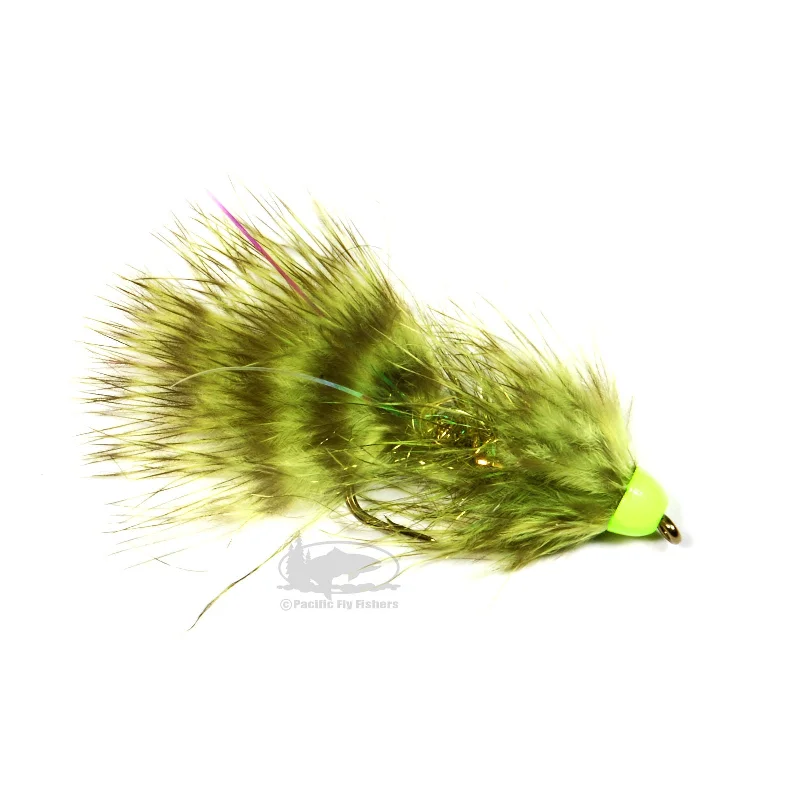 TDF Hot Cone Wooly Bugger - Chartreuse