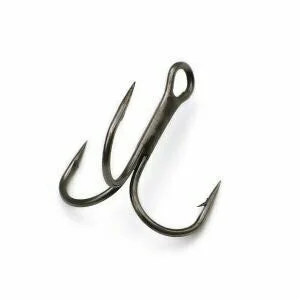 ADDYA JawLocker Treble Hooks Black Nickel QTY 10 SIZE 2