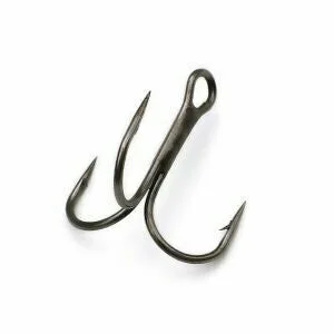 ADDYA JawLocker Treble Hooks Black Nickel QTY 10 SIZE 6