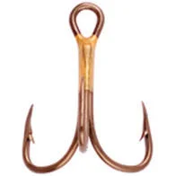 Eagle Claw 2x Treble Hook Sz:1 Qty5 374A-1