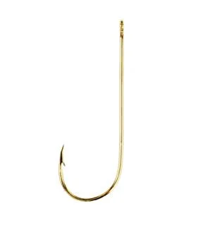 Eagle Claw Gold Aberdeen Hook 10ct Size 3/0