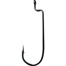 Eagle Claw Trokar HD Worm Hook Black 7ct Size 1/0