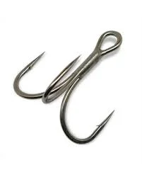 Gamakatsu Treble Hooks 47104 Round Bend Sz12  Qty 12