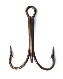 HT Import Treble Hooks Bronze 36ct Size 3/0