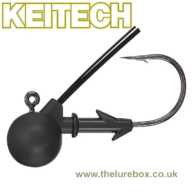 Keitech Tungsten Super Football Weedless Jig Head - 2/0