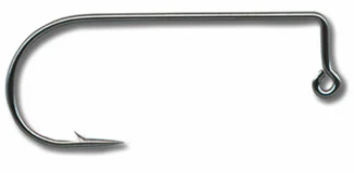 Mustad Jig Hook Black Nickle Needle Point 100ct Size 6/0