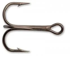 Mustad Round Bend Treble 5ct Size 6