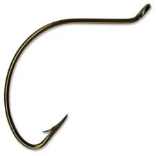 Mustad Wide Gap Hook Sz6 Qty100 37160-BR6100