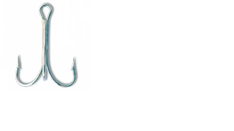 Mustad Treble Hook Nickle 25ct Size 10