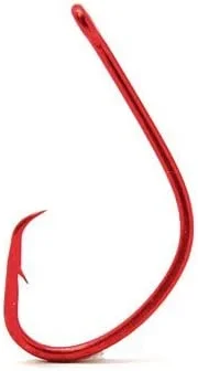 Owner Mutu Light Circle Hooks (Red)- Regular Packs