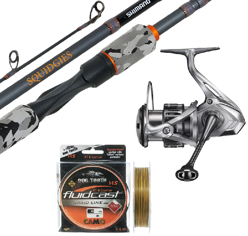 Shimano Light Medium Estuary Lure And Bait Fishing Combo