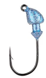 Strike King Baby Squadron Swimbait Head 5/16oz 3ct Blue Glimmer