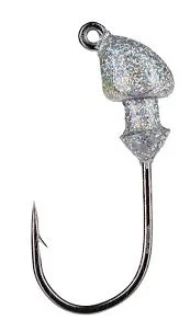 Strike King Baby Squadron Swimbait Head 5/16oz 3ct Silver Bling