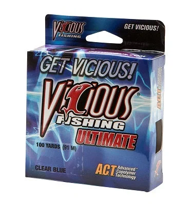 Vicious Ultimate Clear/Blue Mono 100yd 10lb