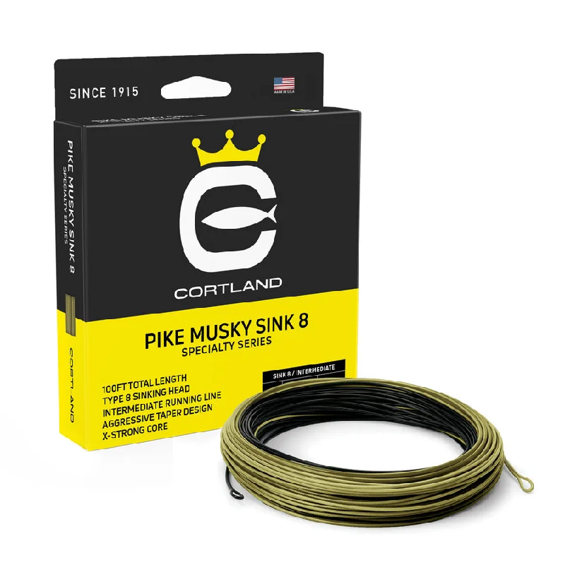 Cortland Specialty Series Pike Musky Sink 8 Fly Line