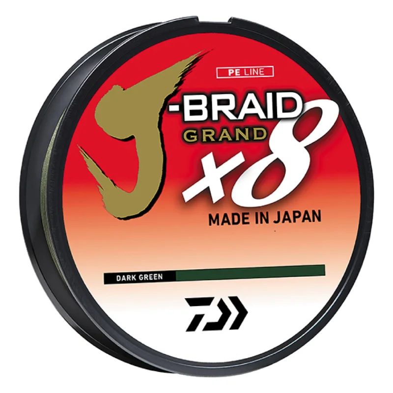 Daiwa J-Braid Grand x8 8-Strand Braided Line Filler Spool