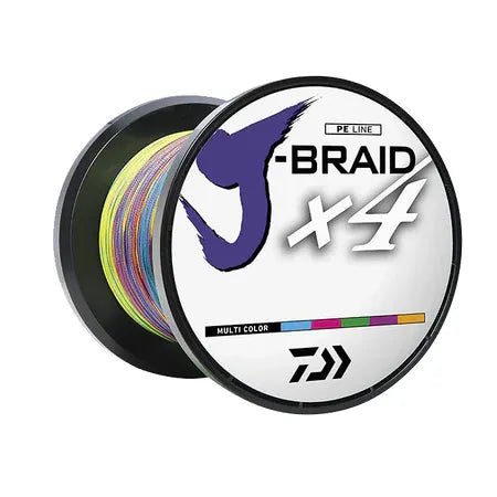 Daiwa J-Braid x4 4-Strand Braided Line 10Lbs 3300 Yds Multicolor