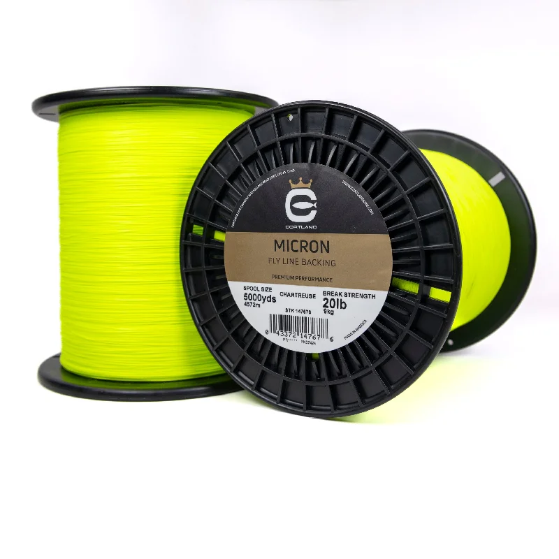 Micron Fly Line Backing - Chartreuse