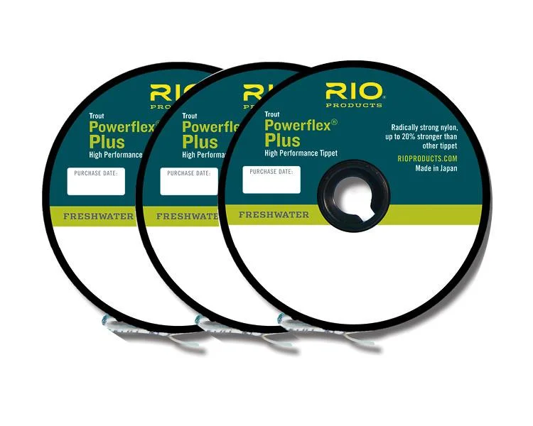 RIO Powerflex Plus Tippet 3 Pack