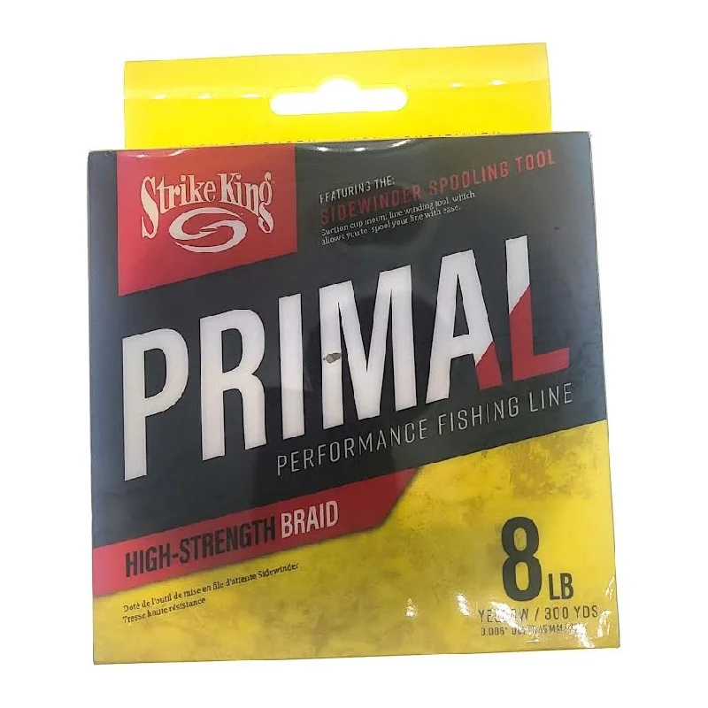 Strike King Primal Braid 300 Yds Yellow