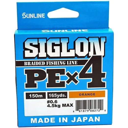 Sunline Siglon Braided Fishing Line 165 Yds 16Lb Orange