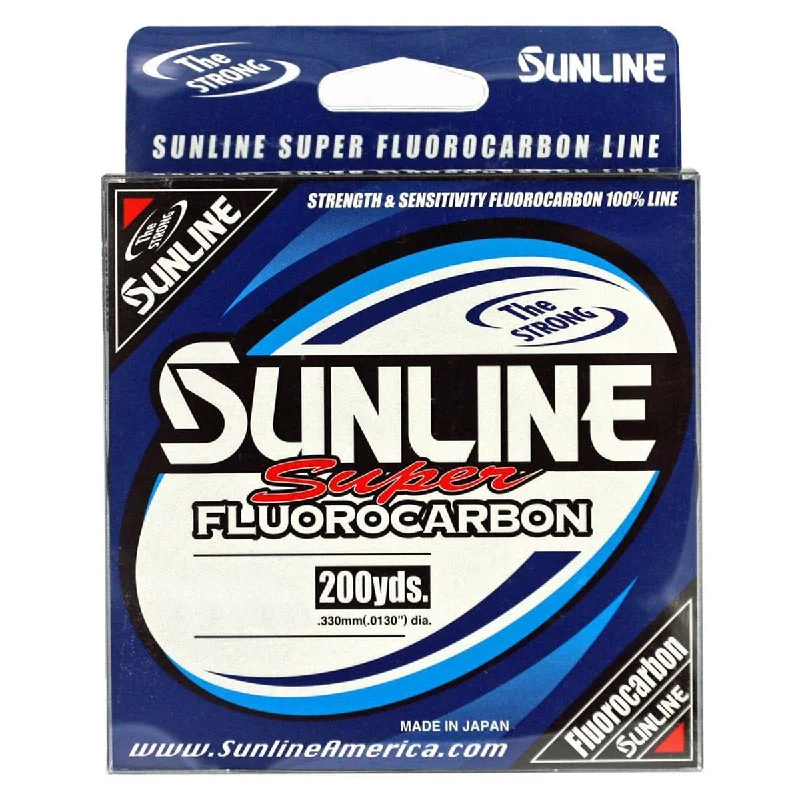 Sunline Super Fluorocarbon Fishing Line 200 Yds Clear