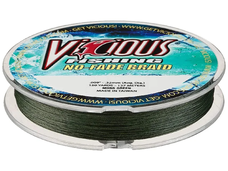 Vicious No Fade Braid 150yd Spools