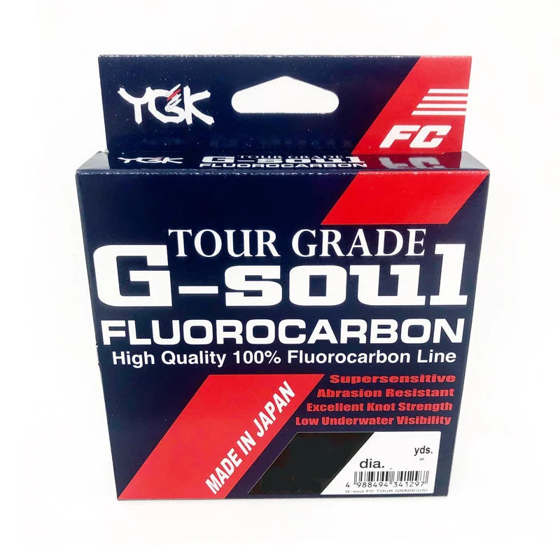 YGK Tour Grade G-Soul 100% Fluorocarbon Line